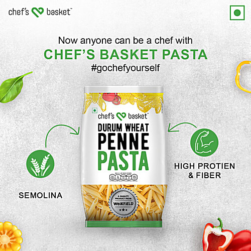Chef'S Basket Durum Wheat Pasta - Penne, 500 g  