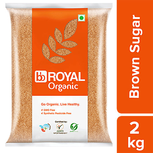 bb Royal Organic - Brown Sugar/Sakarai, 2 kg  