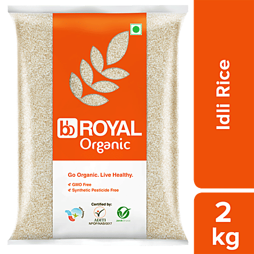 bb Royal Organic - Idly/Idli Rice/Tandul, 2 kg  