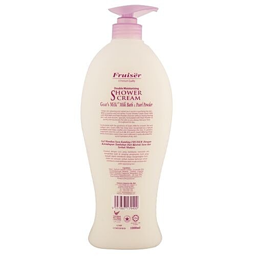 Buy Fruiser Shower Cream Goats Milk With Milk Bath & Pearl Power