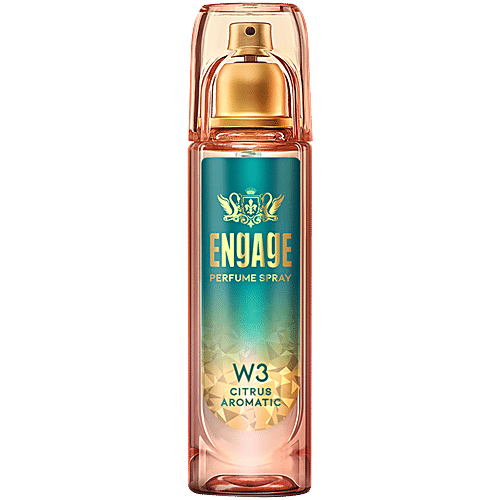 Engage W3 Perfume Spray - For Women, Citrus & Floral Fragrance, 120 ml  