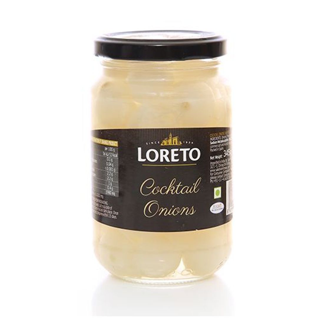 Loreto Cocktail Onions, 345 g 