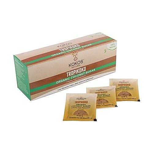 Kokos Natural Tropikoko Coconut Sugar, 5 g (Pack of 25) 