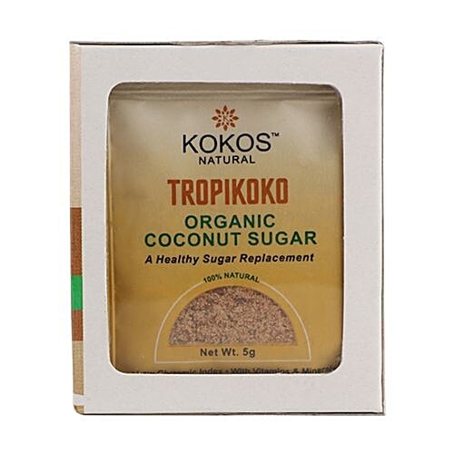 Kokos Natural Tropikoko Coconut Sugar, 5 g (Pack of 25) 
