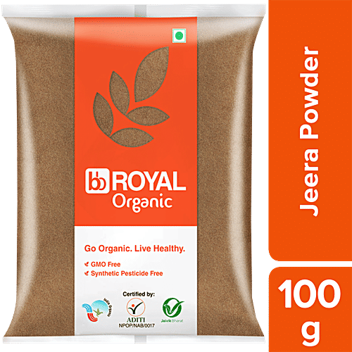 bb Royal Organic Cumin/Jeera Powder, 100 g  