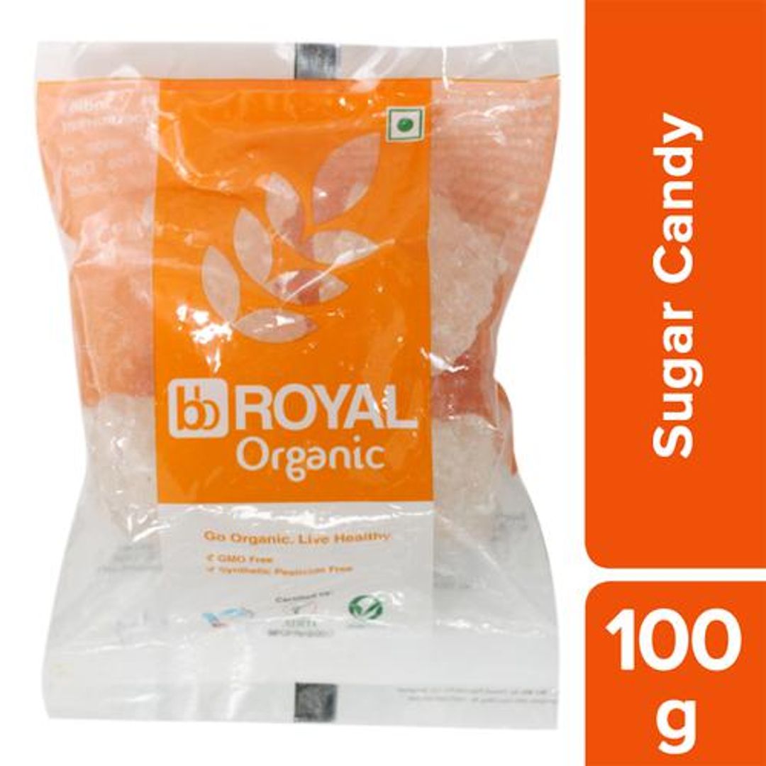 BB Royal Organic Misri - Whole, Sugar/Sakkare Candy, 100 g 