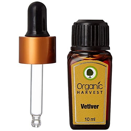 Organic Harvest Vetiver Essential Oil, 10 ml  