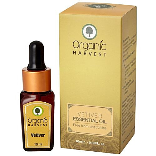 Organic Harvest Vetiver Essential Oil, 10 ml  