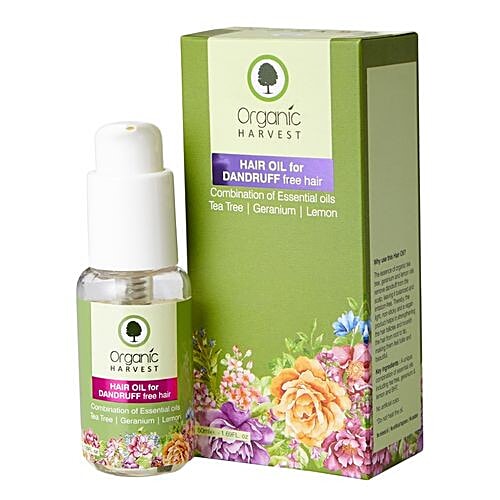 Organic Harvest Hair Oil For Dandruff Free Hair, 50 ml