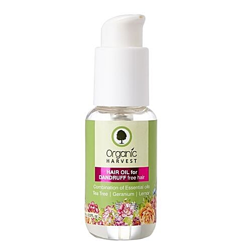 Organic Harvest Hair Oil For Dandruff Free Hair, 50 ml