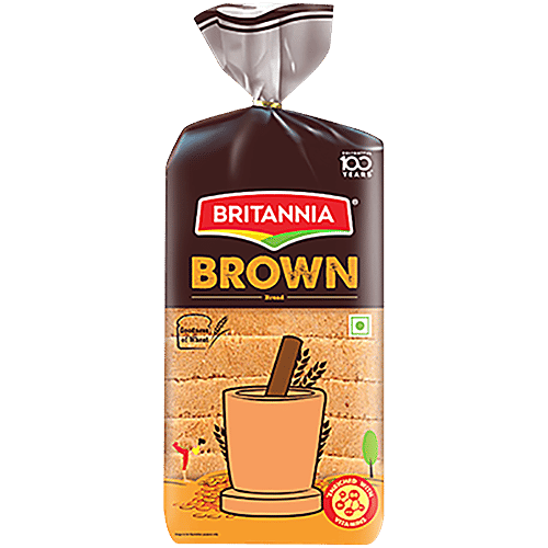 Buy Britannia Brown Bread With Goodness Of Wheat, Enriched With