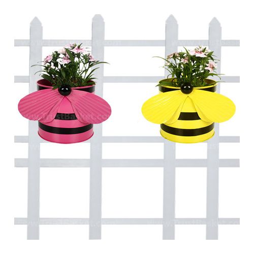 Buy Trust Basket Bee Planter - Yellow & Pink 2 pcs Online at Best Price ...