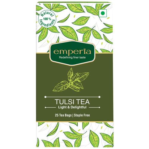 Emperia Tulsi Green Tea, 32.5 g (25 Bags x 1.3 g each) 