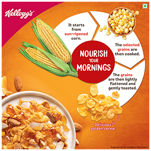 Kelloggs Corn Flakes With Real Almond & Honey, 1 Kg  