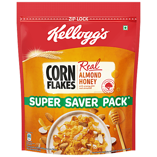 Kellogg's Corn Flakes - With Real Almond & Honey, 1 kg  