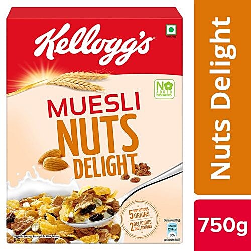 Buy Kelloggs Muesli Nuts Delight 750 Gm Online At Best Price bigbasket