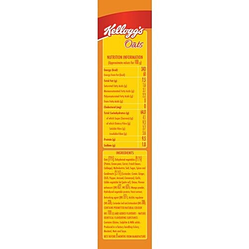 Kelloggs Savory Oats Mast Masala, 500 g  