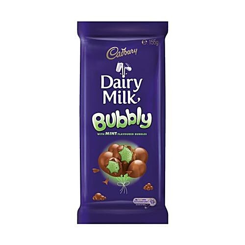 Buy Cadbury Dairy Milk Bubbly with Mint Flavoured, Imported Online at