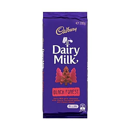 Cadbury Dairy Milk Black Forest, Imported, 200 g of Rs 595 bigbasket