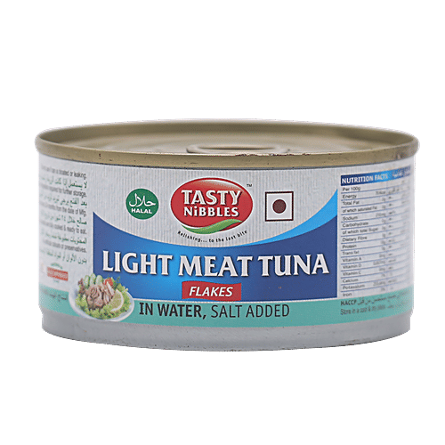Buy Tasty Nibbles Light Meat Tuna Flakes In Water, Salt Added Online at
