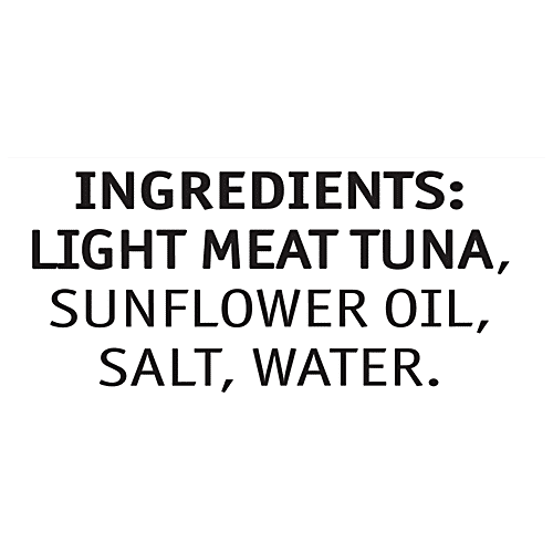 Tasty Nibbles Light Meat Tuna Flakes In Sunflower Oil, 185 g Canned light meat tuna flakes with sunflower oil as base Zero Trans Fat