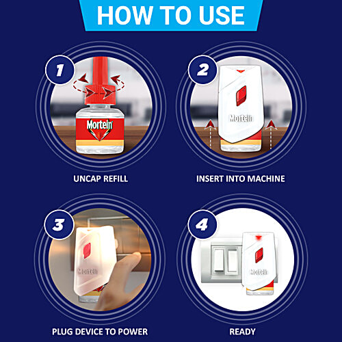 Mortein Smart Mosquito Repellent Liquid Refill, 45 ml (Pack of 2) Protection
Kills Mosquitoes in 5 Minutes
Long-Lasting Solution