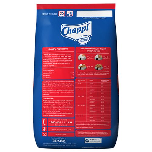 Chappi Adult Dry Dog Food - Chicken & Rice, 20 kg  