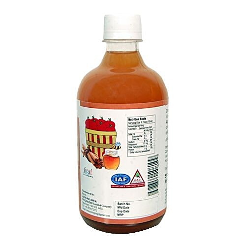 Zoe Apple Cider Vinegar - With Cinnamon & Honey, 500 ml  