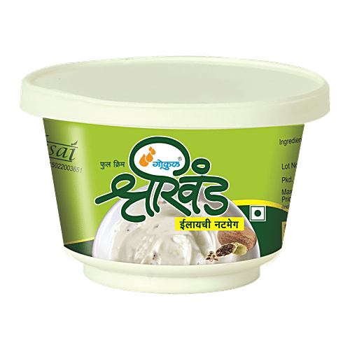 Buy Gokul Full Cream Shrikhand Elaichi Online at Best Price of Rs