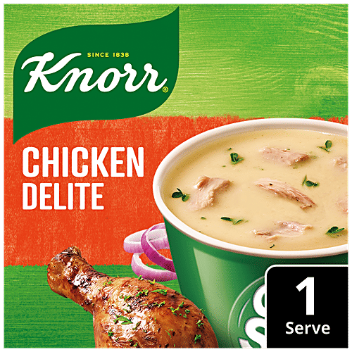 Knorr Chicken Delite Cup A Soup - No Added Preservatives, 10 g  No Added Preservatives