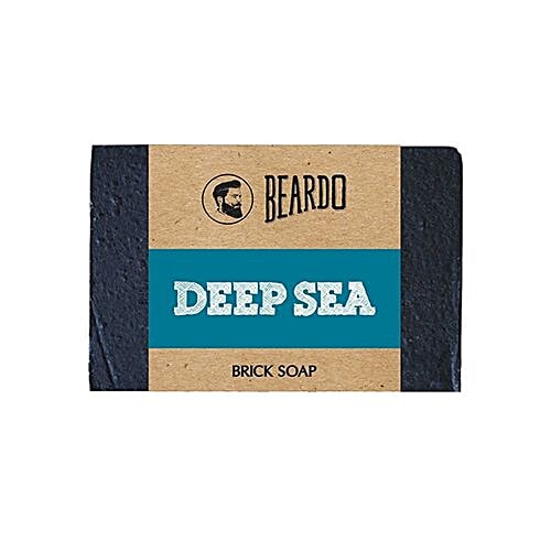 Beardo Brick Soap - Deep Sea, 125 g  