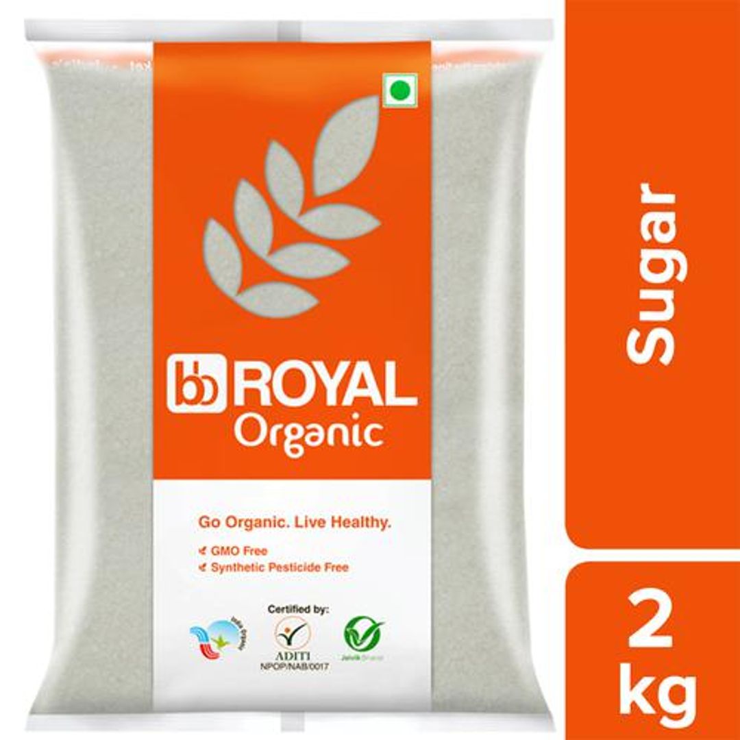 BB Royal Organic - Sugar/Sakkare, 2 kg 