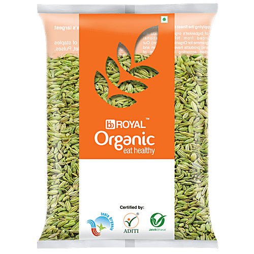 bb Royal Organic - Saunf/Sompu, 200 g  GMO, Synthetic Pesticide Free