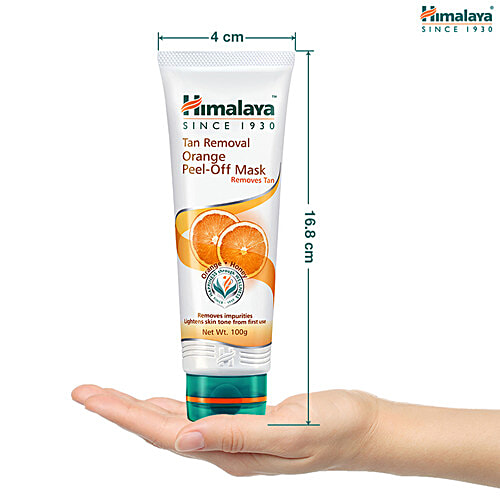 Himalaya Tan Removal Orange Peel-Off Mask, 100 g  
