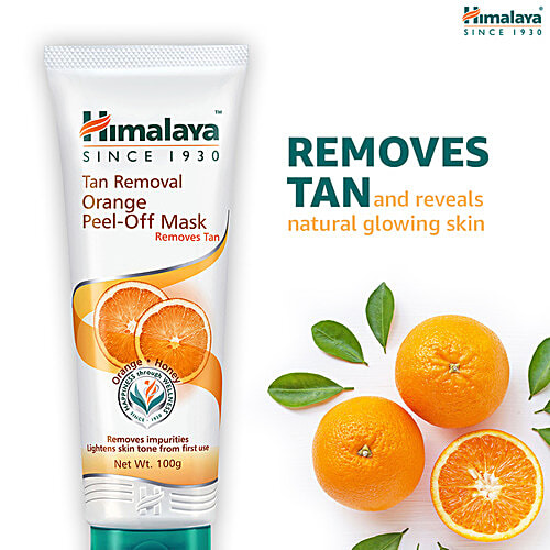 Himalaya Tan Removal Orange Peel-Off Mask, 100 g  