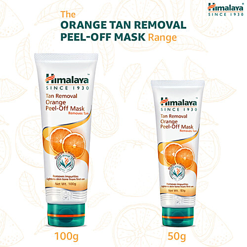 Himalaya Tan Removal Orange Peel-Off Mask, 100 g  
