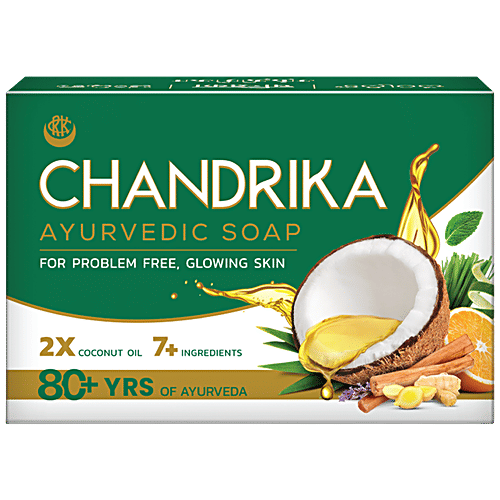 Buy Chandrika Bathing Soap Ayurvedic 75 Gm Online At Best Price of Rs