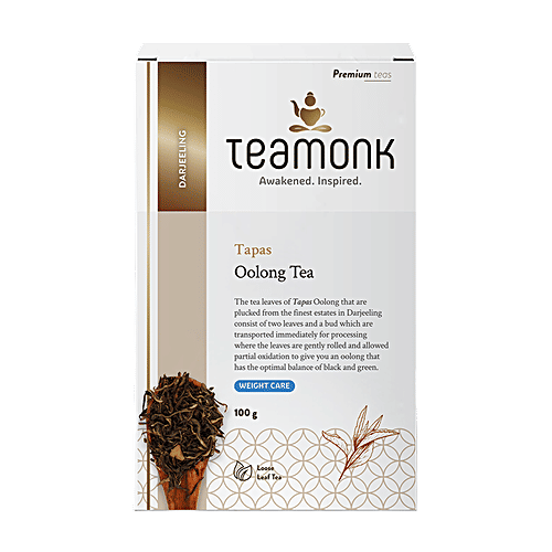 Teamonk Darjeeling Oolong Tea - Tapas, 100 g  
