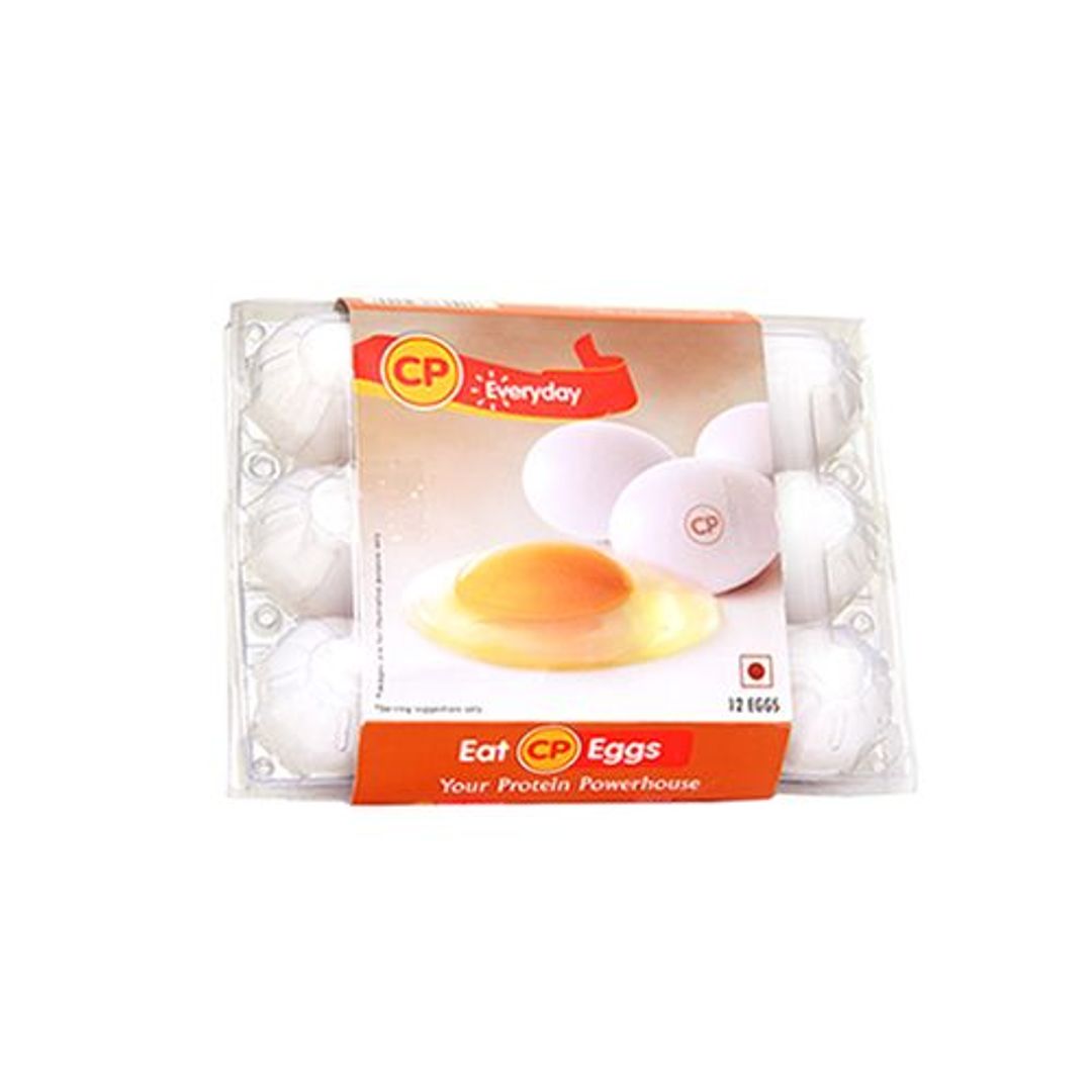 CP EVERYDAY Eggs - White, 12 pcs 
