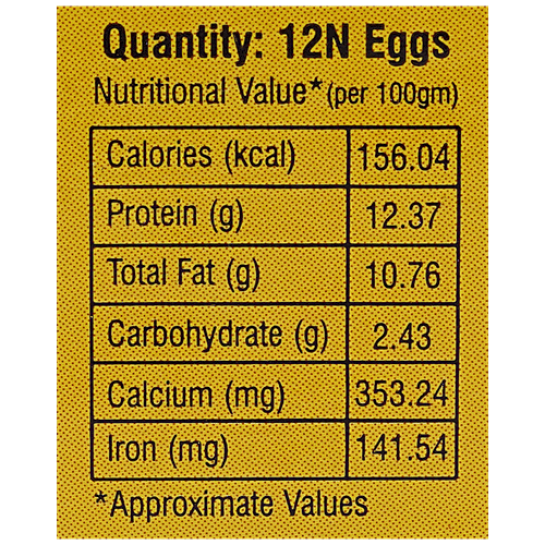 fresho! Farm Quail Eggs-Small, 12 pcs  