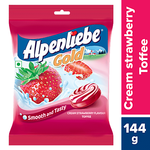 Buy ALPENLIEBE Gold Cream Strawberry Toffee Online at Best Price of Rs