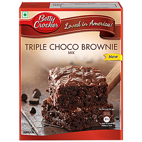 Betty Crocker Triple Choco Brownie Mix, 425 g  