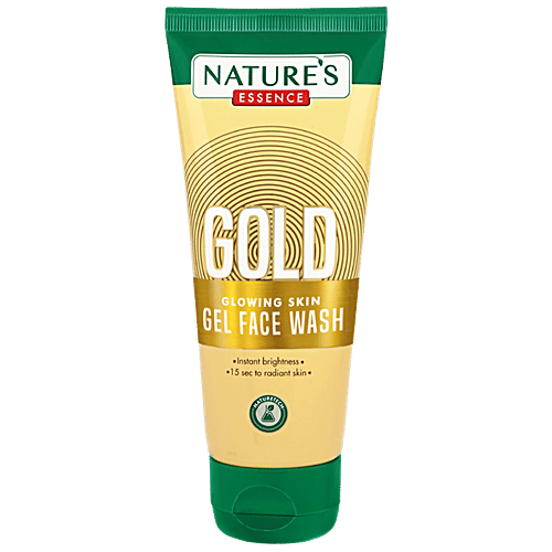 Buy Natures Essence Gold Glowing Skin Gel Face Wash Online at Best