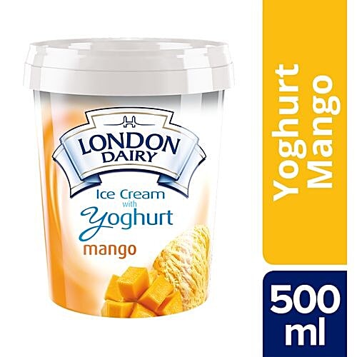 Buy London Dairy Ice Cream With Yoghurt Mango 500 Ml Tub Online At Best