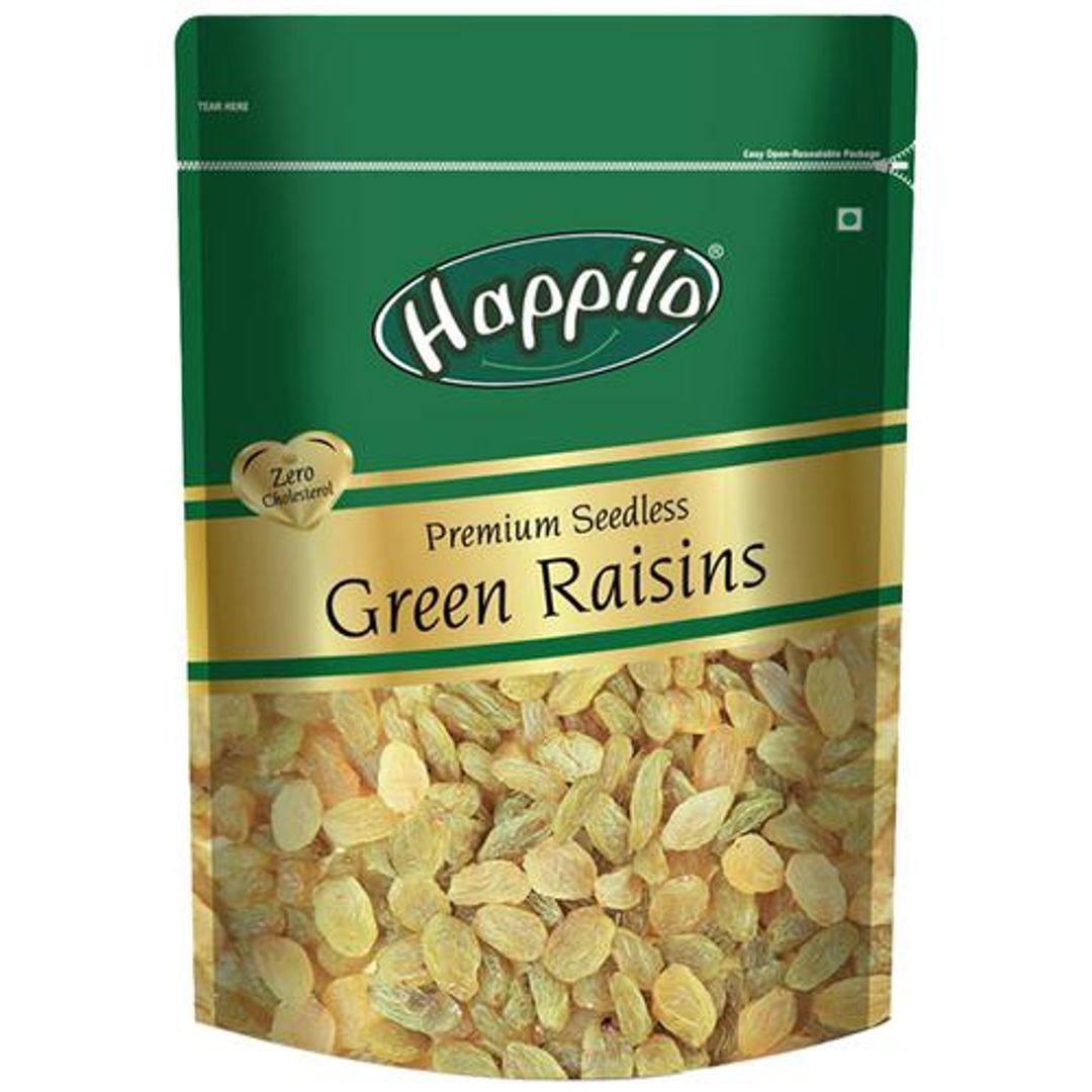 Happilo Premium Seedless Green Raisins, 250 g 