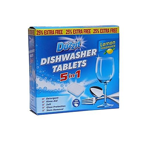 Buy Duzzit Dishwaher 5 In 1 Tablet 15 Pcs Online At Best Price of Rs