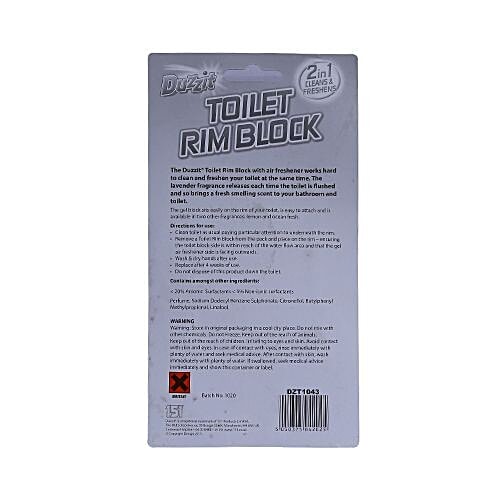 Buy Duzzit Toilet Rim Block 2 In 1 Lavender Online at Best Price of
