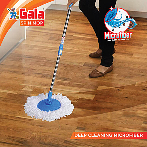 Gala Spin Mop Refill - Microfibre, 1 pc  Microfibre Deep Clean
 Machine Washable Refill