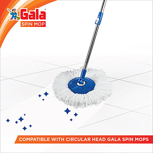 Gala Spin Mop Refill - Microfibre, 1 pc  Microfibre Deep Clean
 Machine Washable Refill