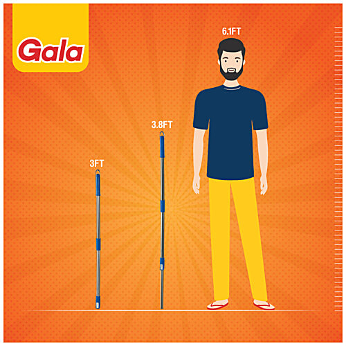 Gala Spin Rod Spare - Stainless Steel, 3.8 ft, Blue, 1 pc  Quick Lock